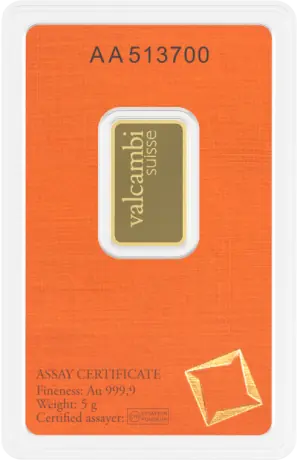 1 грам Златно Кюлче Valcambi