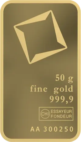 50 грама Златно Кюлче Valcambi