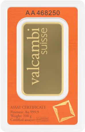 100 грама Златно Кюлче Valcambi