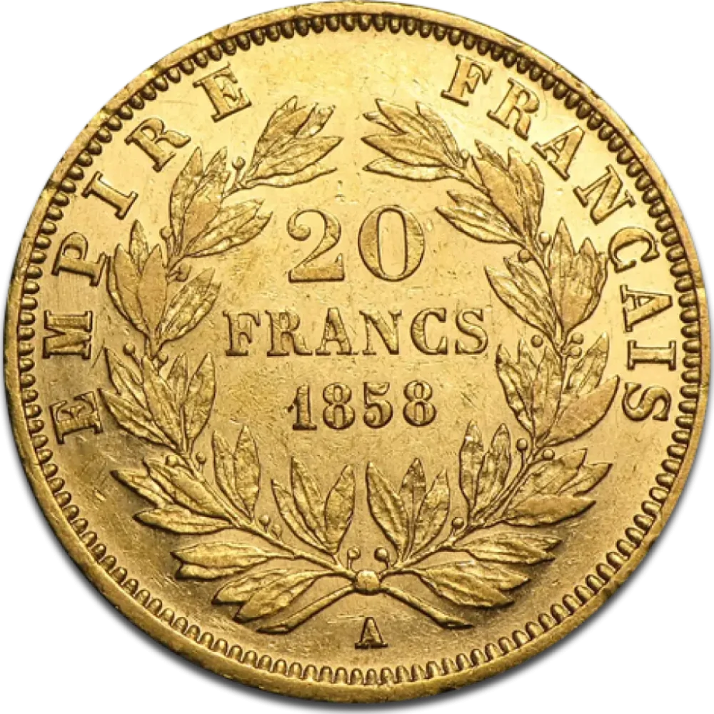 20 Френски Франка Наполеон III