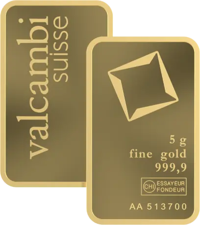 5 грама Златно Кюлче Valcambi