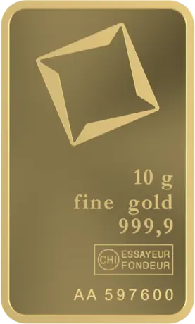 10 грама Златно Кюлче Valcambi