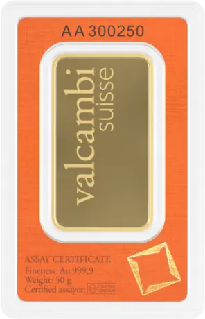 50 грама Златно Кюлче Valcambi
