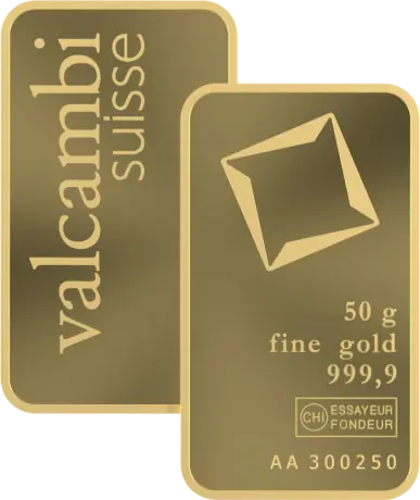 50 грама Златно Кюлче Valcambi